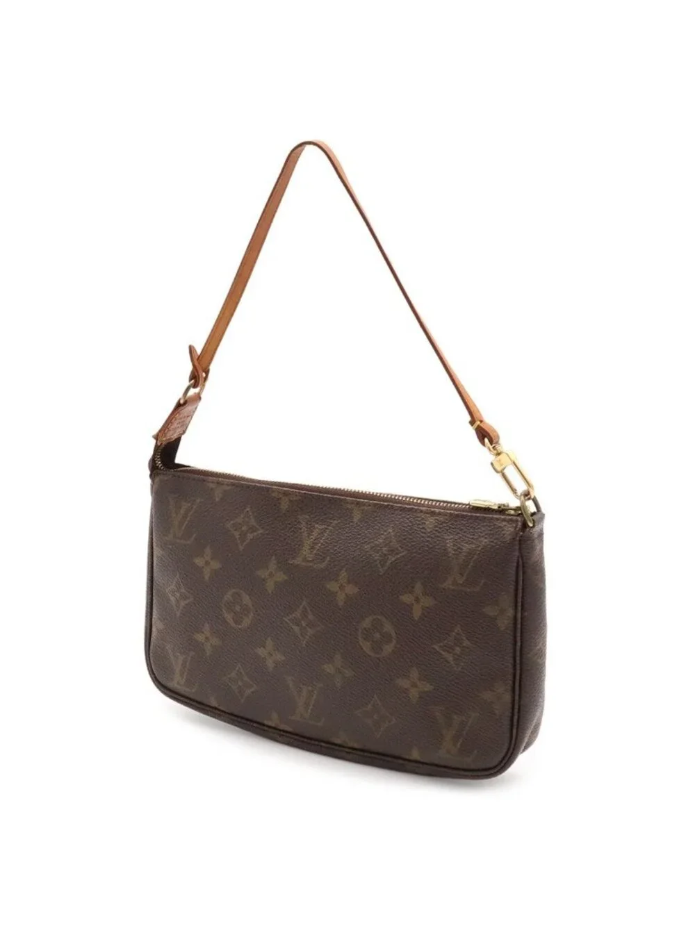 Louis Vuitton Monogram Pochette Soir Pouch Handbag Party